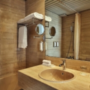 Comfort room bathroom La Palma Hotel & Spa Locarno